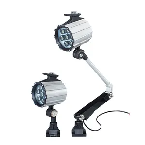 Lâmpadas de led de liga de alumínio, ajustável, 24-36v, máquina de iluminação industrial, luz para torno, cnc, máquina de perfuração