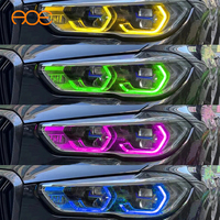 Módulo DRL RGBW de Instalación Plug and Play para BMW X5 G05 X6 G06 X5M F95 X6M F96 con Faros Láser