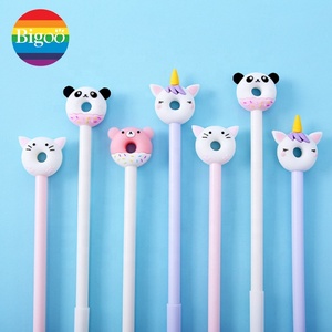 Biểu Tượng Tùy Chỉnh Dễ Thương Donut Hình Dạng Động Vật Có Thể xóa được Gel Mực Bút Màu Xanh Màu 0.5Mm Chiều Rộng Bằng Văn bản Cho Khuyến Mãi - Product Image 3