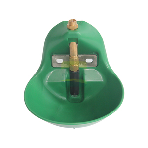 新到货自动塑料绿色绵羊和山羊饮水器碗动物农场系统喂食器槽 - Product Image 6