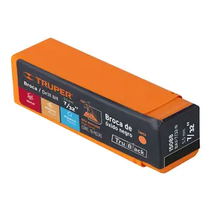 ดอกสว่าน HSS กล่อง 10 ชิ้น ขนาด 7/32 นิ้ว รุ่น Trublack สำหรับงานโลหะ ยี่ห้อ TRUPER - Product Image 2