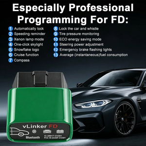 Vgate VLinker FD <span class=keywords><strong>ELM327</strong></span> <span class=keywords><strong>FORScan</strong></span> pour Ford Scan Bluetooth 4.0 WIFI ELM 327 OBD2 Outil de diagnostic automobile Scanner OBD 2 J2534 - Product Image 1