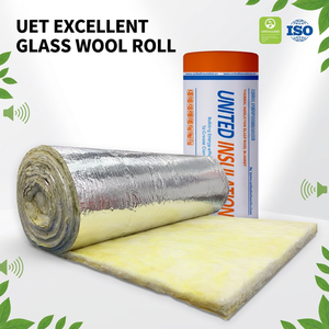 Rouleau de laine de verre isolant thermique avec feuille d'aluminium, épaisseur 50 <span class=keywords><strong>mm</strong></span>, pour conduits, <span class=keywords><strong>isolation</strong></span> à bas <span class=keywords><strong>prix</strong></span> - Product Image 1