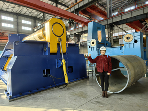 W12 thủy lực tự động tấm cán máy 80mm thép tấm 4 con lăn cán máy - Product Image 3