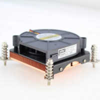 Usine directe 1u dissipateur thermique de refroidisseur de processeur actif avec tube de cuivre pur de ventilateur de contrôle de température