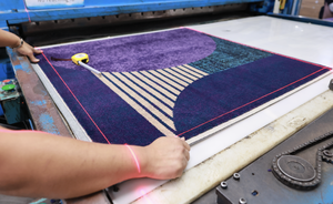 Dalles de moquette Axminster 1x1m en gros, faciles à déplacer et à changer, 80% <span class=keywords><strong>laine</strong></span> et 20% nylon, pour hôtels et halls de casino - Product Image 3