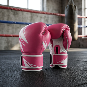 Guantes de Boxeo Ligeros y Transpirables para Niños, 4oz 6oz 8oz, de Cuero, para Jóvenes y Juveniles, con Logotipo Personalizado Impreso - Product Image 2