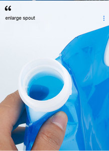 Bình Đựng Nước BBQ Dã Ngoại Nấu Ăn Cắm Trại Ngoài Trời Bình Đựng Nước Cho Xe Hơi <span class=keywords><strong>5L</strong></span> 10L Túi Đựng Nước Gấp Gọn Cầm Tay - Product Image 3