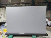 Vente chaude Wupro/OEM 4K écran enroulable automatique 100 pouces Home cinéma gris cristal motorisé Anti lumière écran de levage de sol