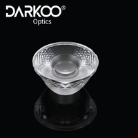 Lentilles LED COB rondes en PMMA de 29 mm, optique multi-angle de 40 degrés pour éclairage de surface à perles SMD 5050