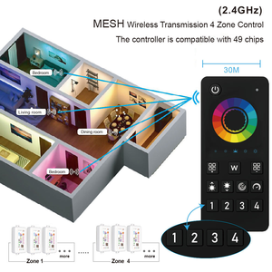 Sxzm wifi thông minh LED Strip Lights 16.4ft không có Gateway yêu cầu rgbic âm nhạc Sync app điều khiển bằng giọng nói cho trang trí trong nhà - Product Image 5