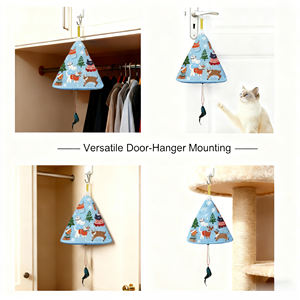 Giocattoli Natalizi per Gatti da Interno, Ricaricabili, Automatici, con Piuma Nascosta, Attivati dal Movimento, Giochi di Arricchimento - Product Image 4