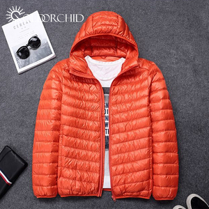 Impermeable rompevientos plegable al aire libre de invierno pluma de chaqueta acolchada - Product Image 1