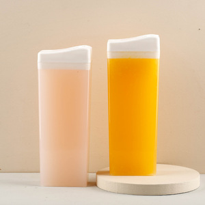 Tasse à thé au lait en plastique créative "style <span class=keywords><strong>brique</strong></span>" <span class=keywords><strong>de</strong></span> 500ml, bouteille <span class=keywords><strong>de</strong></span> boisson <span class=keywords><strong>de</strong></span> <span class=keywords><strong>jus</strong></span>, tasse à thé aux fruits - Product Image 2
