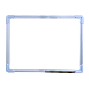 铝框悬挂书写小干擦磁性白板，用于隔间绘图和规划
