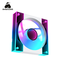 Kipas Pendingin AntarcChill Factory Direct 120mm, Cermin Tak Terbatas di Sisi Tengah, Aliran Udara Tinggi, Kipas Casing PC Senyap