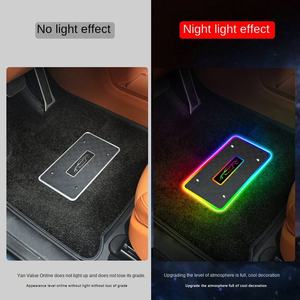 12V phổ OEM biểu tượng tùy chỉnh xe thảm sàn với RGB môi trường xung quanh chiếu sáng nội thất xe trang trí <span class=keywords><strong>LED</strong></span> Đèn Neon cho SUV/Xe Tải/Sedan - Product Image 4
