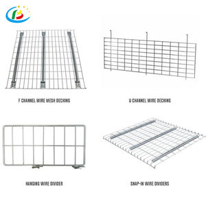 أرفف تكديس من الزنك مسطحة ملحومة لتخزين البضائع ، سطح شبكي من أسلاك الفولاذ لأرفف البليت - Product Image 3