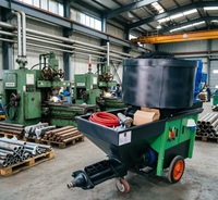 Machine d'injection de mortier de béton portable de 4 mètres carrés par heure avec longue portée pour la construction