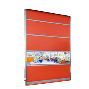 Puerta <span class=keywords><strong>Enrollable</strong></span> Rápida para Interiores, Venta al por Mayor, Automática, Marco de Aluminio, PVC de Alta Hermeticidad, Alta Velocidad - Product Image 6