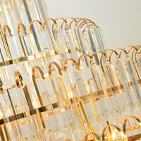 Proyecto de techo de lujo estilo imperio decoración interior oro clásico Hotel candelabro de cristal