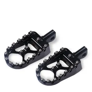 Universal Aluminum Adjustable Motorcycle Foot Pegs Durable Motorbike Foot Pegs Motorcycle Body Parts