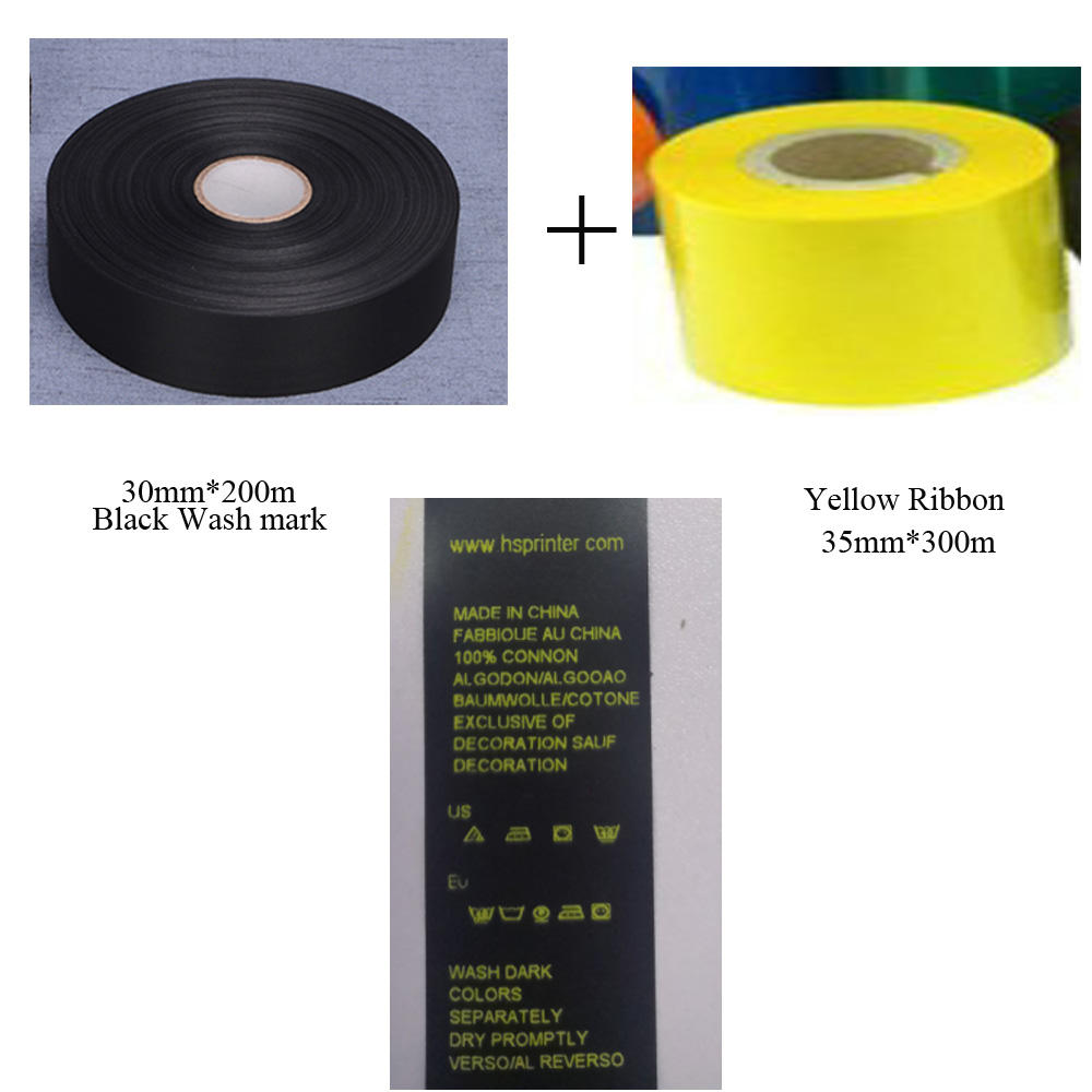 Black wash and YellowRIBOON