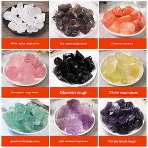 <b>Crystal</b> Diffuser Stones Aromatherapy Stones Clear Quartz Citrine Amethyst Fluorite <b>Raw</b> <b>Crystal</b> - Product Image 6