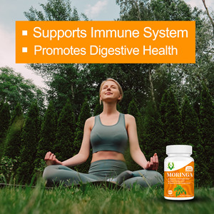 Cápsulas de Moringa Vegetal Orgánica, Cápsulas de Polvo de Hoja Natural para Apoyar la Salud de las Articulaciones, Promueve un Sueño Reparador - Product Image 6