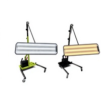 Grande lampe d'inspection PDR 95 cm x 26 cm pour débosselage de carrosserie sans alimentation hydraulique