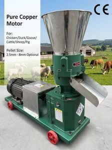Machine à granulés d'aliments pour <span class=keywords><strong>animaux</strong></span> certifiée sur <span class=keywords><strong>site</strong></span>, 110V/220V/380V, tension personnalisée pour les exploitations avicoles mondiales - Product Image 6