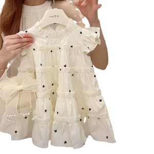 Tongxingyuan Girls Princess Dress Short Sleeve Breathable Summer Beach Style For Little Girls - Product Image 5