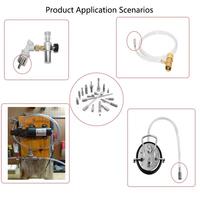Diffuseur d'air HENGKO Oxygène CO2 Ozone Nano Bulles, Pierre d'aération en Métal Poreux Fritté SS, Pierre de Carbonatation, Diffuseur de Gaz