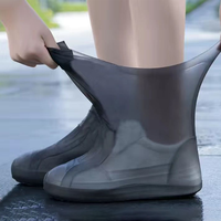 1 Paire de Couvre-Chaussures Réutilisables Imperméables en Silicone, Bottes de Pluie d'Extérieur, Sur-Chaussures pour la Marche, Accessoires, Couvre-Chaussures en Silicone