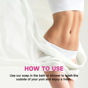 <span class=keywords><strong>Savon</strong></span> blanchissant d'<span class=keywords><strong>hygiène</strong></span> féminine de marque privée pour le blanchiment de la peau grasse <span class=keywords><strong>savon</strong></span> Yoni Ph équilibré fait à la main pour les femmes - Product Image 4