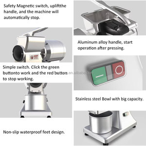 Rallador de Queso Multifuncional, Molinillo de Nueces y Pan, Rallador de Queso Cheddar y Parmesano para Panadería, Máquina Ralladora de Queso para Pizza - Product Image 6