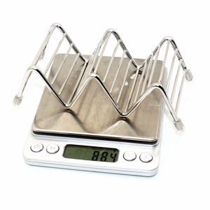 CHRT <span class=keywords><strong>Taco</strong></span> <span class=keywords><strong>Holder</strong></span> Stand Set ogni Rack contiene 3 o 4 Street Tacos forno Grill lavabile in lavastoviglie Kit vassoio <span class=keywords><strong>Taco</strong></span> in acciaio inossidabile - Product Image 5