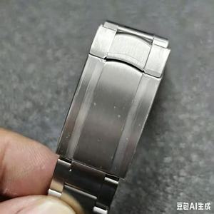 Cinturino per Orologio di Lusso in Metallo 904L, Bracciale in Acciaio Inossidabile Curvo da 20mm per Rolex Air <span class=keywords><strong>King</strong></span> M116900 - Product Image 5