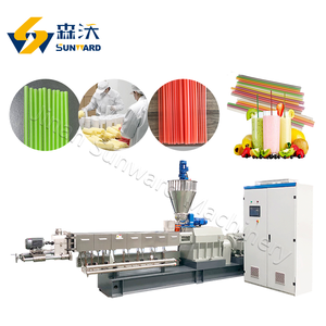 Extrusora de almidón de arroz ecológica, línea de producción de paja automática, - Product Image 4