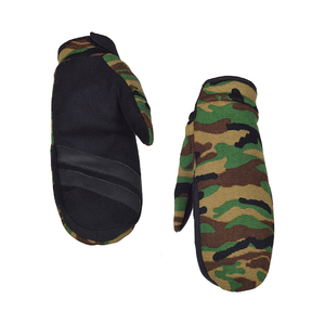 Gants de ski d'hiver en tricot camouflage, mitaines thermiques isolées, unisexes, protection des mains pour les sports de plein air - Product Image 1