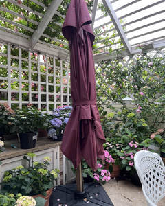 Superventas Heavy Duty Aluminio Cantilever Roma Sombrilla Jardín Playa Parasol de sol al aire libre Impermeable <span class=keywords><strong>Patio</strong></span> Sombrillas y Bases - Product Image 5