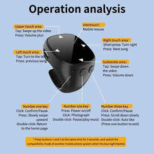 Anillo Inteligente JX-13 con Control <span class=keywords><strong>Remoto</strong></span> Inalámbrico para TikTok, Anillo para Desplazamiento, BT 5.3, Control <span class=keywords><strong>Remoto</strong></span> para Selfies, Videos y Páginas - Product Image 4