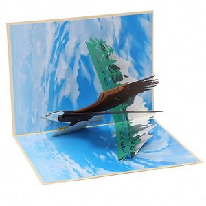Carte Pop-up 3D en Papier Sculpté Ailes de Dapeng, Cadeau Créatif Universel pour la Fête des Enseignants - Product Image 3