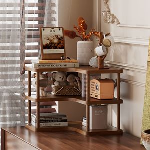 Corner desktop storage <b>rack</b>, multi-layer storage <b>rack</b> for <b>kitchen</b> and household daily necessities, corner office desk storage - Product Image 2