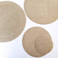 Sets de table en jute et toile de jute bohème, tissés à la main, pour mariage, décoration de la maison, sous-verres résistants à la chaleur