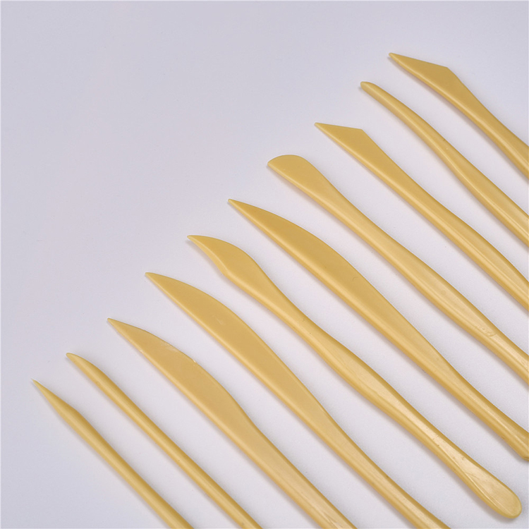 10 Pcs Plastic Clay Sculpting Set Wax Carving Pottery Tools Carving Sculpture Shaper Polymer Modeling Clay Tools Cake Diy set