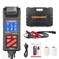 KW720 Niederspannungsprüfer, Kompatibel mit 6V/12V/24V Autobatterie-Spannungs- und Innenwiderstandsmessgerät