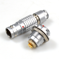 Conector Circular Hembra para ECG, Fabricado en China |   Conector Push-Pull de Alta Calidad Serie 2B de 2-19 Pines para Uso Médico