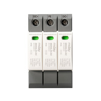 Mday T1 + T2 MDH6.25 3P 1000V 20KA DC SPD Parafoudres pour systèmes solaires de protection contre la foudre 20KA DC Types de parafoudres