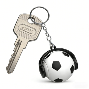 Llavero con Spinner de Balón de Fútbol de 5cm, Mini Juguete Antiestrés para Dedos, Regalo de Viaje, Souvenir para Fanáticos del Fútbol, Venta al Por Mayor - Product Image 3